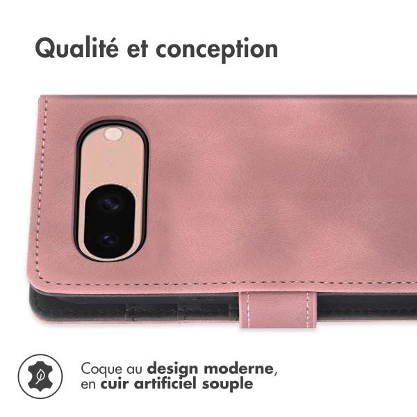 imoshion Etui de télephone portefeuille avec cordon Google Pixel 8a - Rose