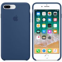 Apple Coque en silicone Apple iPhone 8 Plus / 7 Plus - Blue Cobalt