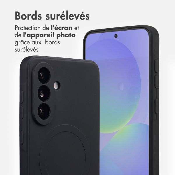 imoshion Coque Couleur avec MagSafe Samsung Galaxy A36 - Noir