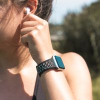 imoshion Bracelet sportif en silicone Fitbit Versa 2 / Lite - Noir / Gris