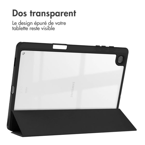 imoshion Coque tablette rigide Trifold Samsung Galaxy Tab S6 Lite (2020/2022/2024) - Noir