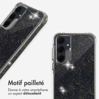 imoshion Coque arrière transparente Pailletée Samsung Galaxy A35 - Doré