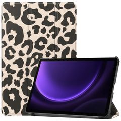 imoshion Coque tablette Design Trifold Samsung Tab S10 FE / S9 FE - Leopard