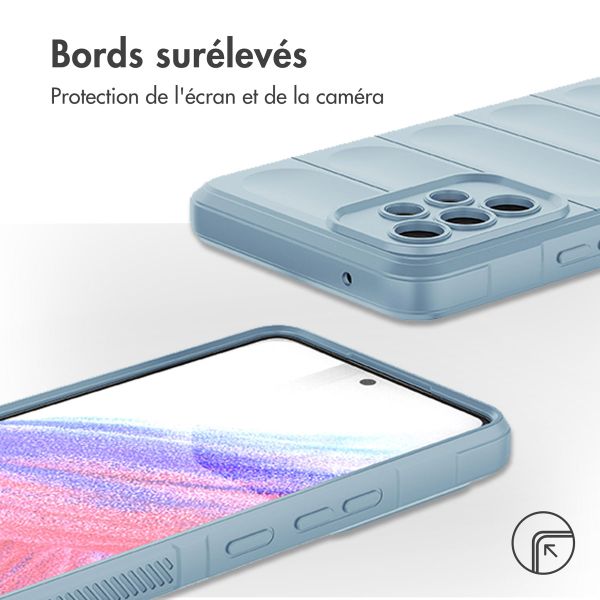 imoshion Coque arrière EasyGrip Samsung Galaxy A53 - Bleu clair