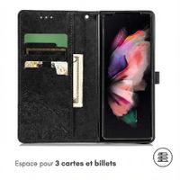 imoshion Etui de télephone Mandala Samsung Galaxy Z Fold 5 - Noir