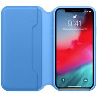 Apple Étui de téléphone Leather Folio iPhone Xs / X - Cornflower