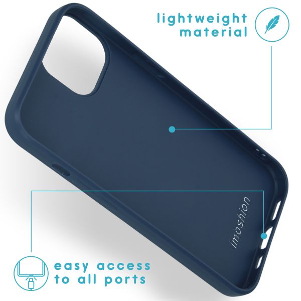 imoshion Coque Couleur iPhone 13 - Bleu foncé