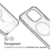 imoshion Coque MagSafe avec cordon amovible iPhone 15 Pro Max - Transparent