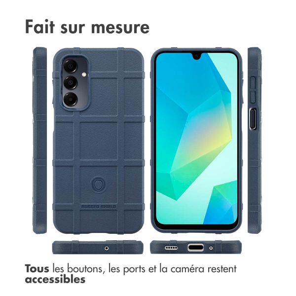 imoshion Coque Rugged Shield Samsung Galaxy A16 - Bleu foncé