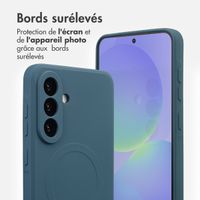 imoshion Coque Couleur avec MagSafe Samsung Galaxy A36 - Bleu foncé