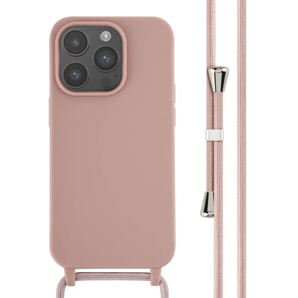 imoshion ﻿Coque en silicone avec cordon iPhone 14 Pro - Sand Pink