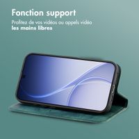 imoshion Étui de téléphone portefeuille Slim Oppo Reno 15F - Vert