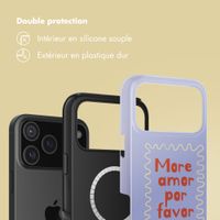 Selencia Coque arrière Vivid avec MagSafe Apple iPhone 17 Pro Max - More Amor