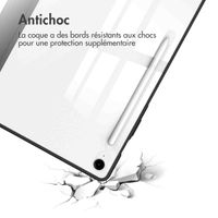 imoshion Coque tablette rigide Trifold Samsung Galaxy Tab S10 FE Plus - Noir