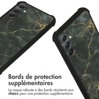 imoshion Coque Design avec cordon Samsung Galaxy A34 (5G) - Black Marble