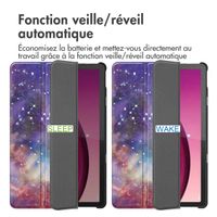 imoshion Coque tablette Design Trifold Lenovo Tab M10 5G - Space