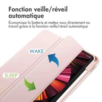 imoshion Coque tablette rigide Trifold Apple iPad Pro 11 (2022 / 2021 / 2020 / 2018) - Rose