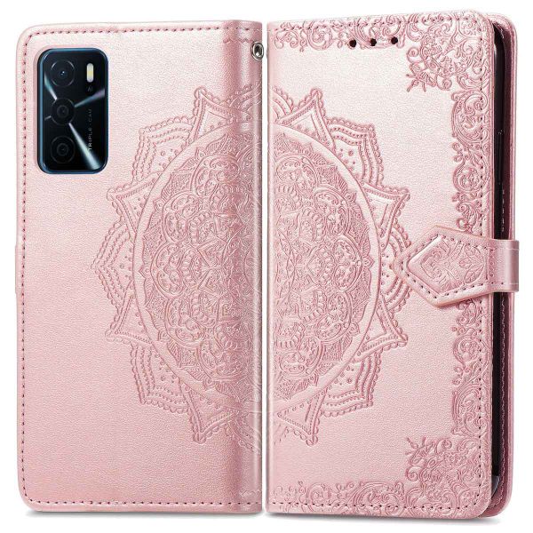 imoshion Etui de téléphone portefeuille Oppo A16(s) / A54s - Rose Dorée