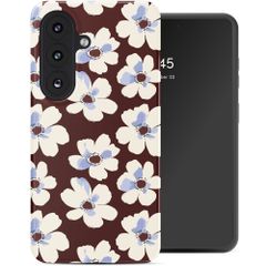 Selencia Coque arrière Vivid Samsung Galaxy S26 - Choco Flower Pop