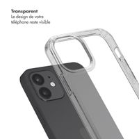 Selencia Coque arrière avec crochets amovibles Apple iPhone 12 (Pro) - Transparent