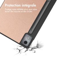imoshion Coque tablette Trifold Lenovo Idea Tab Pro - Rose Gold
