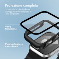 imoshion Coque rigide brillante à couverture complète Apple Watch 4 / 5 / 6 / SE - 44 mm - Noir