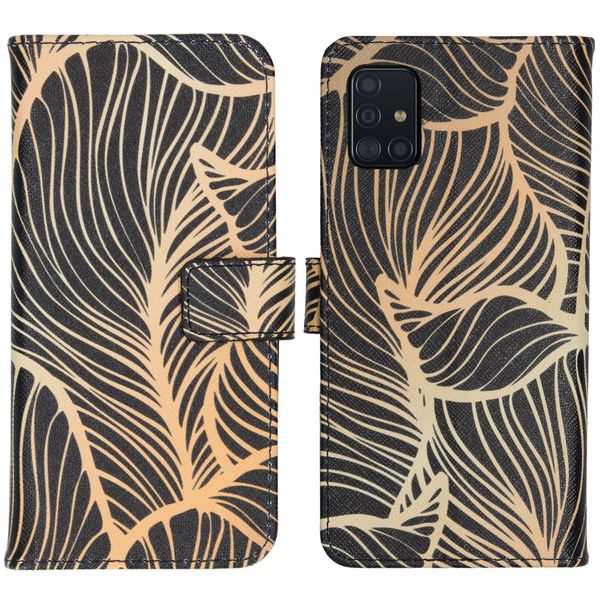 imoshion Coque silicone design Samsung Galaxy A51 - Golden Leaves