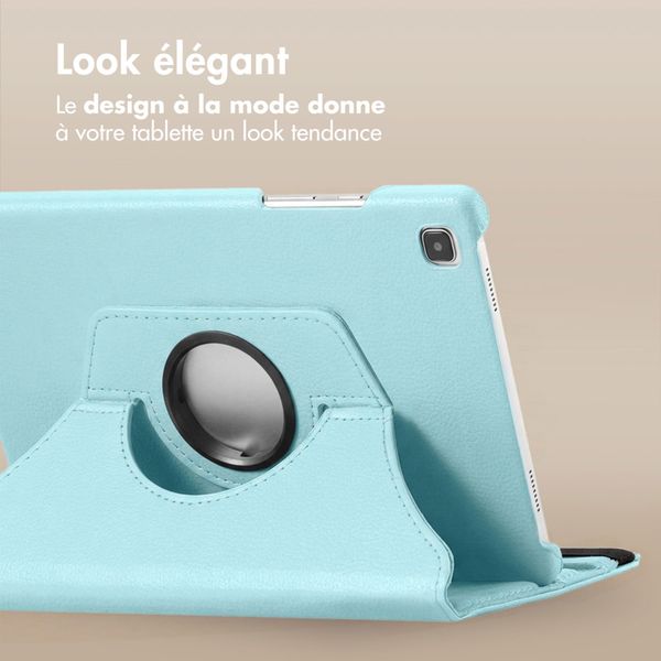 imoshion Coque tablette rotatif à 360° Samsung Galaxy Tab S6 Lite (2020/2022/2024)  - Bleu clair