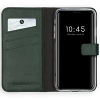 Selencia Étui portefeuille en cuir véritable Apple iPhone 11 - Vert