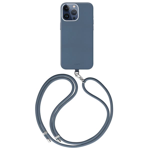 Coehl Coque Muse MagSafe avec cordon iPhone 15 Pro - Sapphire Blue