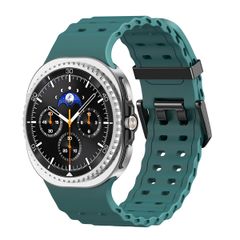 imoshion Bracelet Ocean en silicone Samsung Galaxy Watch 8 (40/44mm) / Classic (46mm) - Vert foncé
