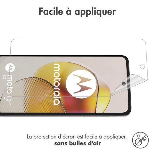 imoshion Protection d'écran Film 3 pack Motorola Moto G73