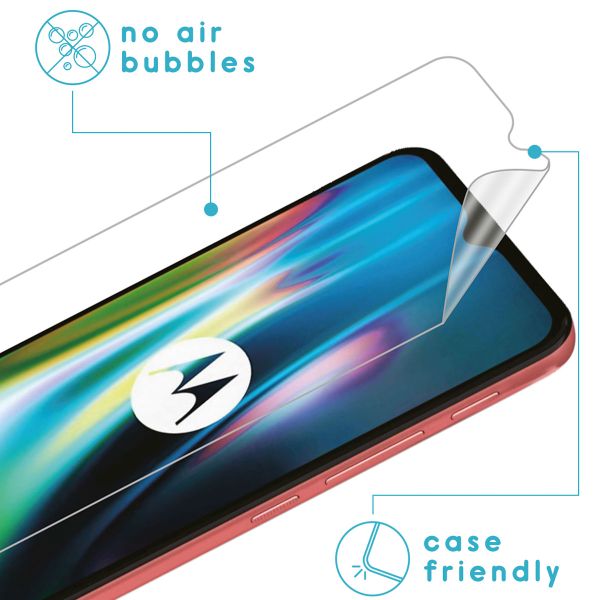 imoshion Protection d'écran Film 3pack Motorola Moto E7 Plus / G9 Play