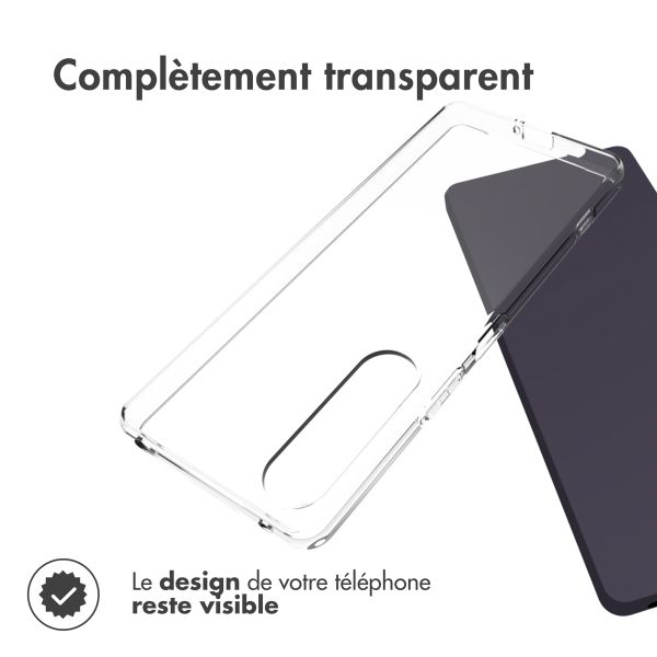 Accezz Coque Clear Sony Xperia 1V - Transparent