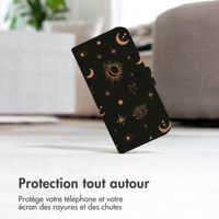 imoshion Étui de téléphone portefeuille Design Samsung Galaxy A25 (5G) - Sky Black