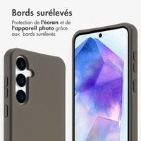 imoshion Coque de couleur avec cordon amovible Samsung Galaxy A55 - Black Coffee