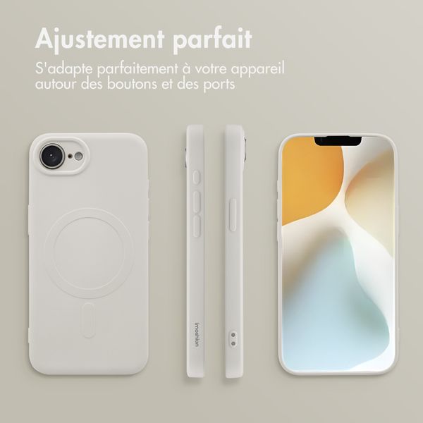 imoshion Coque Couleur avec MagSafe Apple iPhone 16e - Beige
