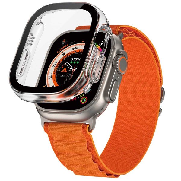 PanzerGlass Coque intégrale D3O® Bio Apple Watch Ultra / Ultra 2 / Ultra 3 - 49 mm - Transparent