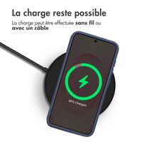 imoshion Coque arrière Camslider Samsung Galaxy S25 - Bleu foncé