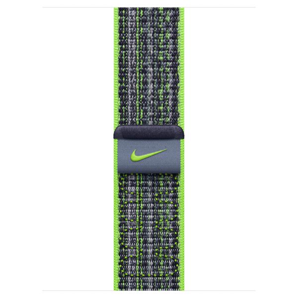 Apple Nike Sport Loop bracelet Apple Watch Series 1 á 9 / SE (38/40/41 mm) | Series 10 (42 mm) - Bright Green/Blue