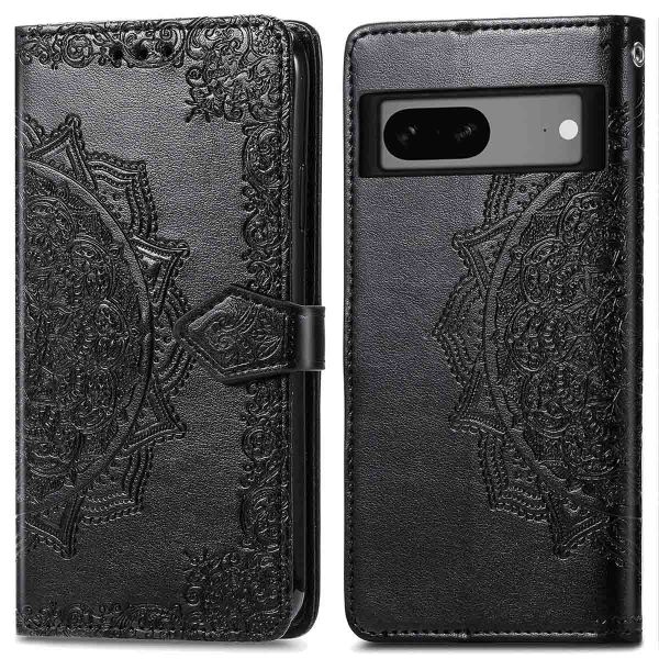 imoshion Etui de téléphone portefeuille Mandala Google Pixel 7a - Noir