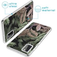 imoshion Coque Design Samsung Galaxy A41 - Jungle - Vert / Rose