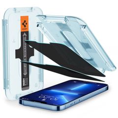 Spigen Protection d'écran en verre trempé GLAStR Privacy Applicator Apple iPhone 13 Pro Max