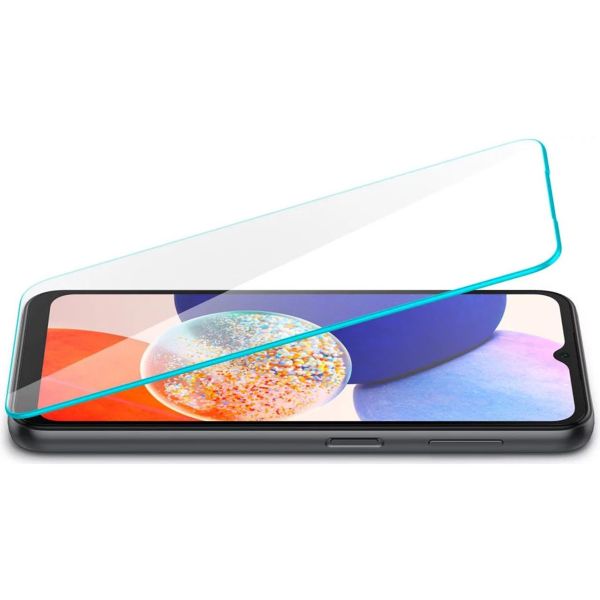 Spigen Protection d'écran en verre trempé GLAStR Slim 2-pack Samsung Galaxy A14 (5G/4G)