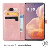 Etui de télephone Mandala Motorola Moto G85 - Rose Doré