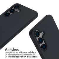 imoshion Coque en silicone avec cordon Samsung Galaxy S25 FE - Noir