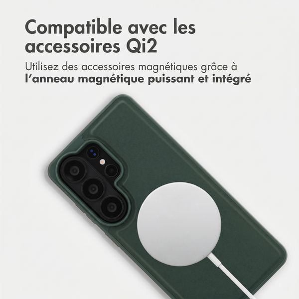Accezz Coque arrière Edge avec MagSafe Samsung Galaxy S26 Ultra - Vert