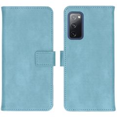 imoshion Étui de télephone portefeuille de luxe Samsung Galaxy S20 FE - Bleu clair