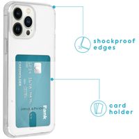 imoshion ﻿Coque silicone avec support de passe iPhone 13 Pro Max - Transparent