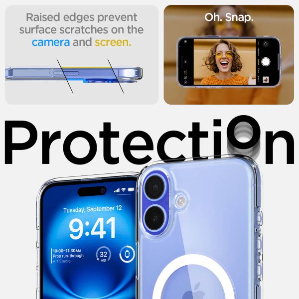 Spigen Coque Ultra Hybrid MagSafe Apple iPhone 16 - White